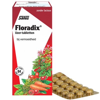 Floradix ijzertabletten