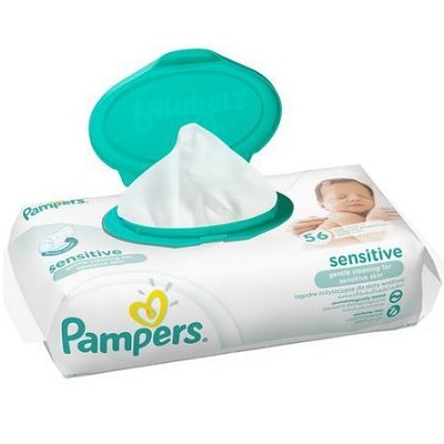 Donder Volgen Temmen Pampers Sensitive Babydoekjes - voor een milde reiniging | 12 x 52 stuks -  Mijn Kraamshop