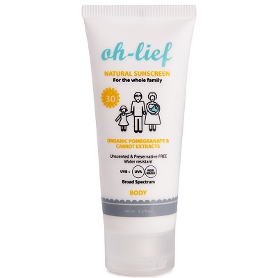 Oh-lief Natural Sunscreen BODY SPF - 100 ml